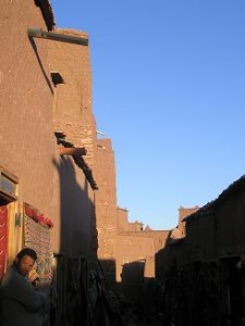 Morocco; Beautiful Lighting at AitBenhaddou