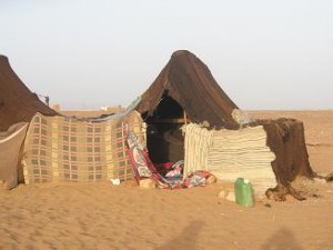 Morocco; TinfouDunes; BerberTent